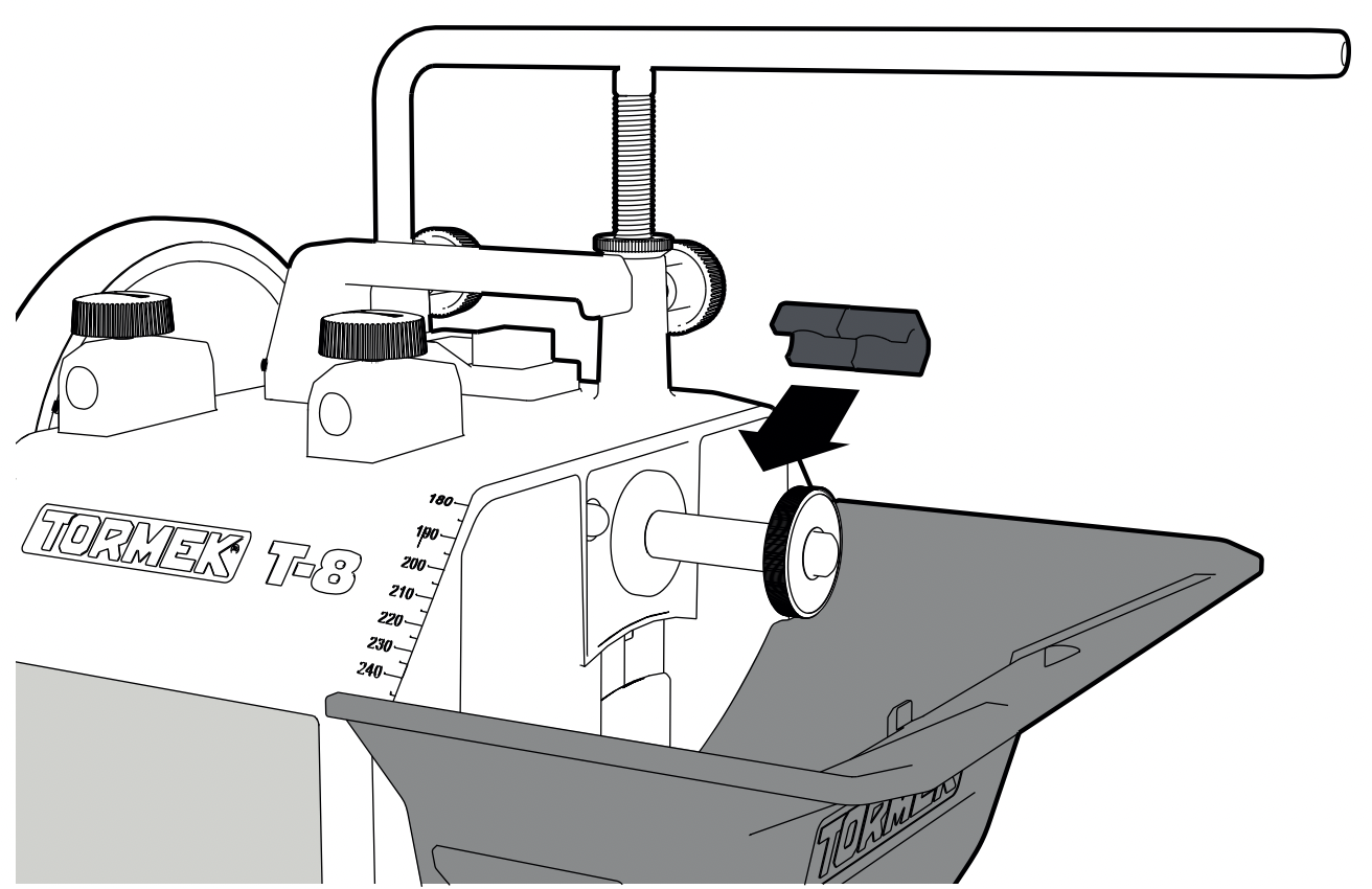 Zajištění hřídele pomocí nožek TF-2